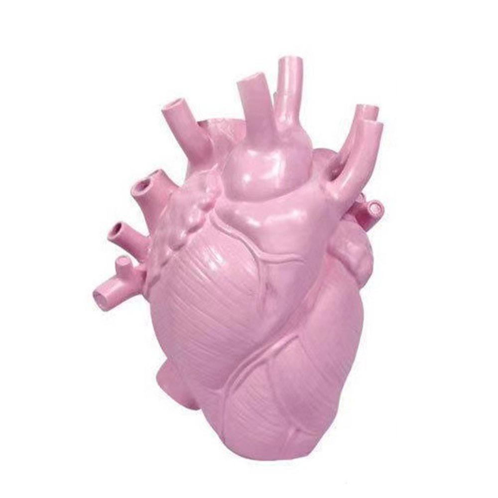 5 Colors Heart Shaped Vase Creative Dried Flower Container Flower Vessel  Home Decoration