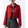 Spring Clothing New Arrival Classic Style Texture Jacket Outwear 2315075 New Year Red Mini Skirt 2318075
