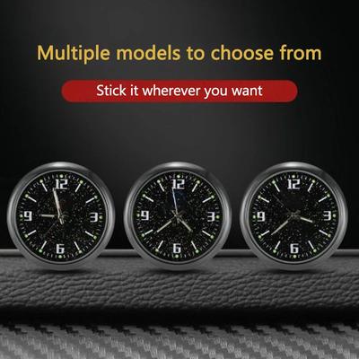 BAGE7 2026 Car Sticker Car Electronic Clock Luminous Starry Sky Watches Quartz Watch For Performance F30 E90 F20 E46 E60 E70 E39 E