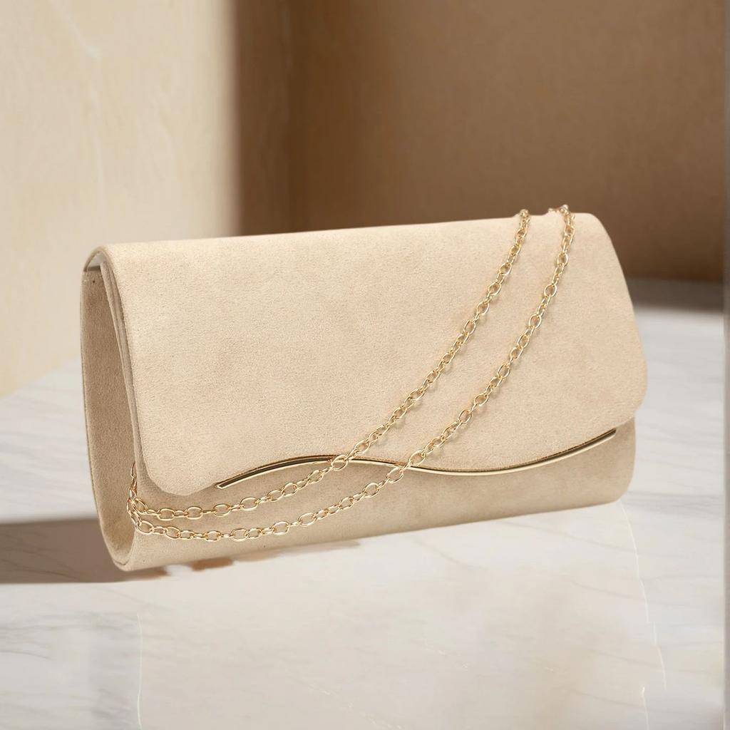 Samt Damen Abendtaschen Umschlagdesign Party Hochzeit Clutch Taschen Mit Schulterkette Abdeckung Handtaschen Metall Geldbörse