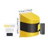 Telescopic Belt Wall Mount Caution Belt Yellow Black Striped Safety Cordon  Crowd Control