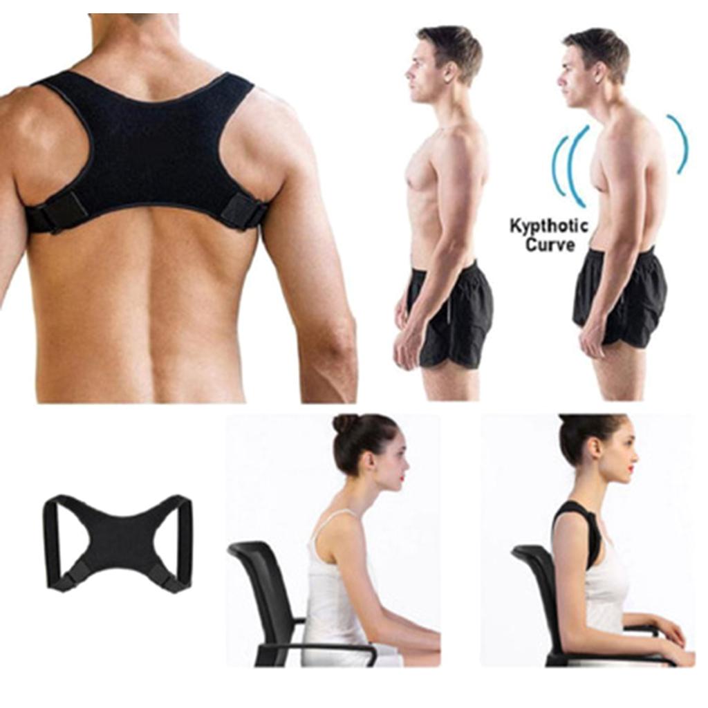 Posture Corrector Adults Children Adjustable Spine Support Straightener Breathable Upper Back Brace