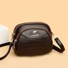 Multi-layered Women's Bags - Versatile and Fashionable Single-shoulder Crossbody Mom's Small Round Bag