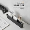 Wall Mounted Remote Control Organizer Box Space Saving TV Countertop Sorting Rack for Living Room Bedroom Hotel Room Use