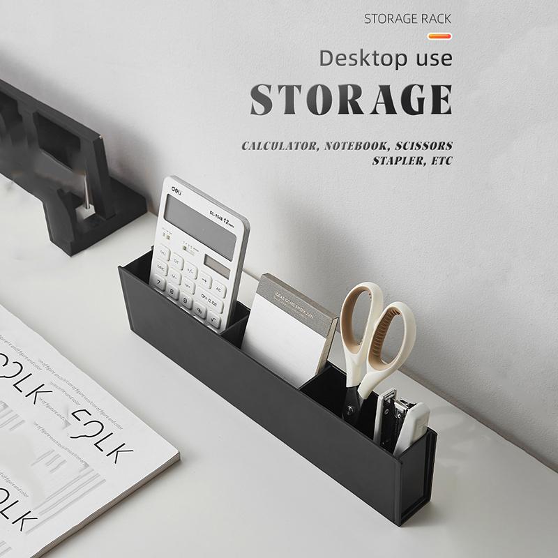 Wall Mounted Remote Control Organizer Box Space Saving TV Countertop Sorting Rack for Living Room Bedroom Hotel Room Use