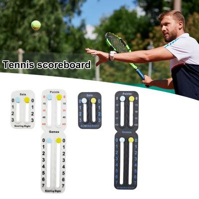 2 Sady Počítadlo skóre pro tenisovou raketu a padel Snadno namontovatelné Malá tenisová výsledková tabule Přenosný sledovač bodů pro záznam bodů, her a setů