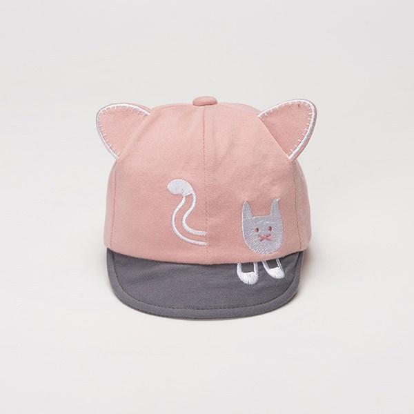 

Детская шапочка MK Meow Peekaboo, 44см, розовая, Популярная детская одежда в Корее