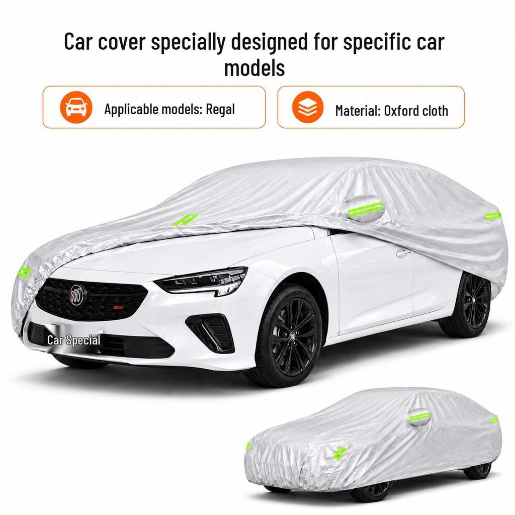 Buick Regal Car Cover: All-Season Sun Protection, Waterproof, Heat Insulation, Oxford Cloth