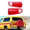 Classic Truck Restoration Red White Tail Light Lens Rear Replacement Reinforced Design Easy Bolt-on Installation