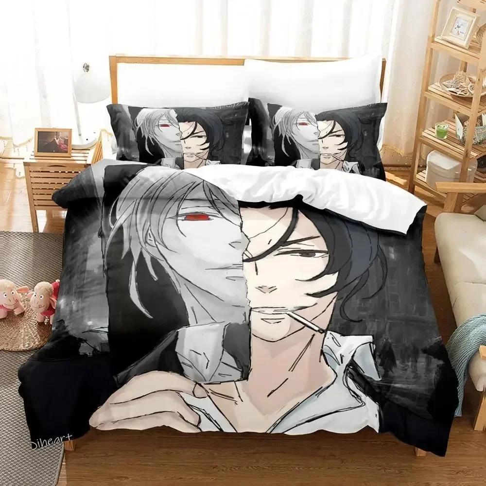 New 3d Print Anime Moriarty the Patriot Beding Set Single Twin Ful Quen King-Sized Dimensionsd Dimensions Bed Linen Set Adult People Kid Bedrom Duvet