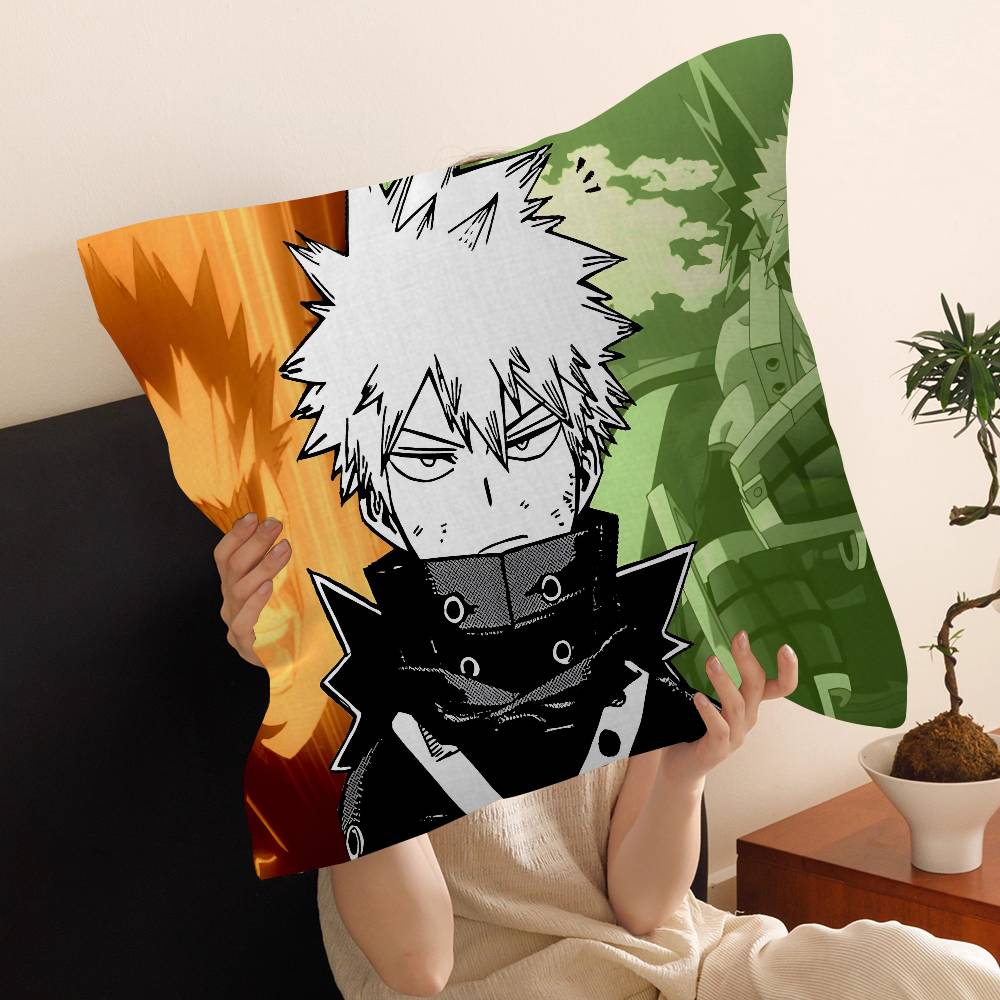 Anime MMy HHero Academia Katsuki Bakugo pillow cover sofa cushion cover home room decoration children gift
