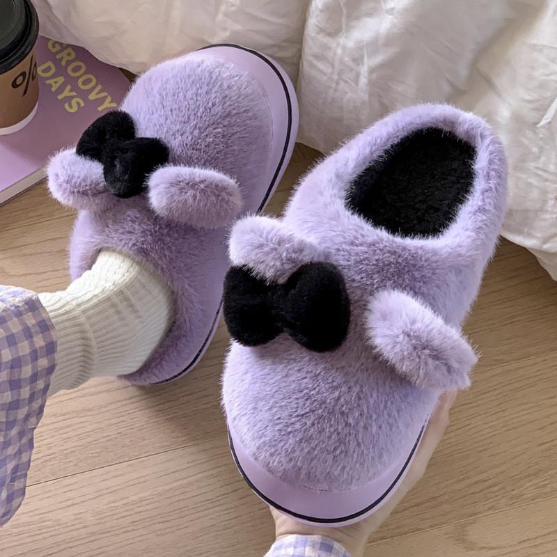 Cute Winter Indoor Slippers For Women With Non Slip Eva Soles And Plush Design For Home Comfort