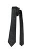 Tie Partywear Leather Stylish Wedding Men Genuine Real Lambskin Black Neck