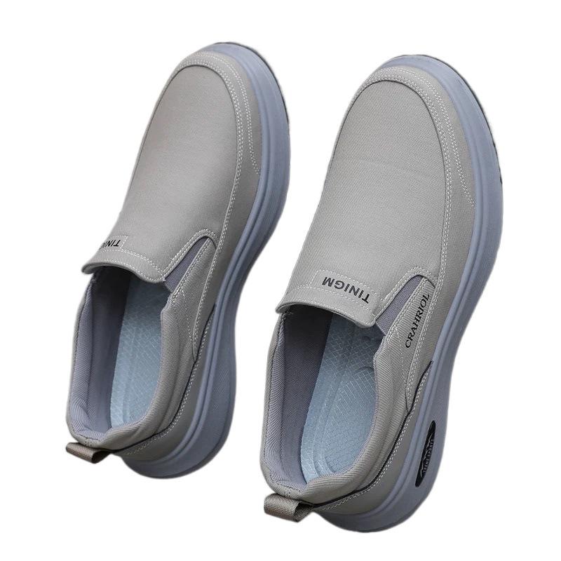 Hy Men's Shoes Old ******* Cloth Shoes ****** and Autumn Men's Dad Breathable Non-slip S**t-soled Pedals Men's Casual Shoes Canvas