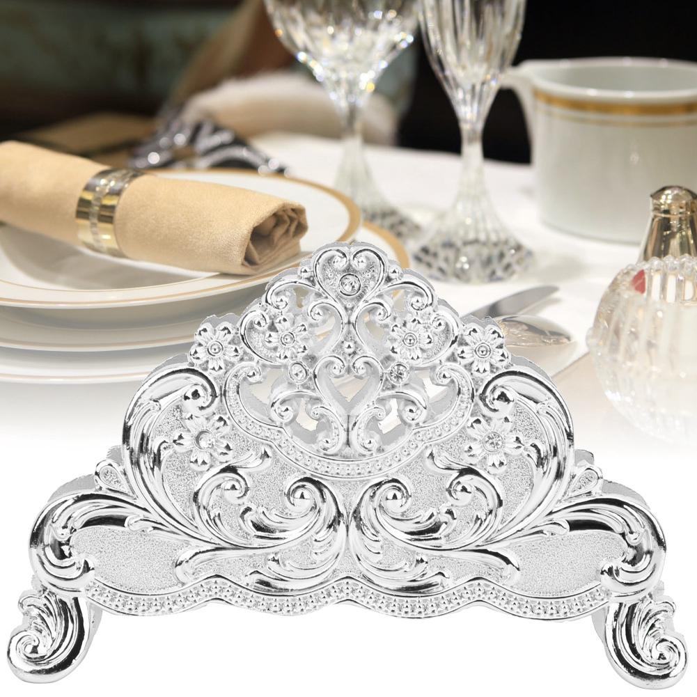 Paper Towel Holder Metal Paper Napkin Tissue Storage Rack Table Decor For Restaurant Hotel Cafe