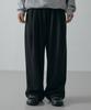 LXT Double-Pleat Hidden String Wide Sweatpants [Black]