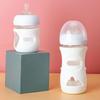 Silikon-Babyflaschenabdeckungen Silikonhülle Wiederverwendbare Milchflaschenschützer Silikon-Wärmeisolierung Sichere Babyflasche Fall