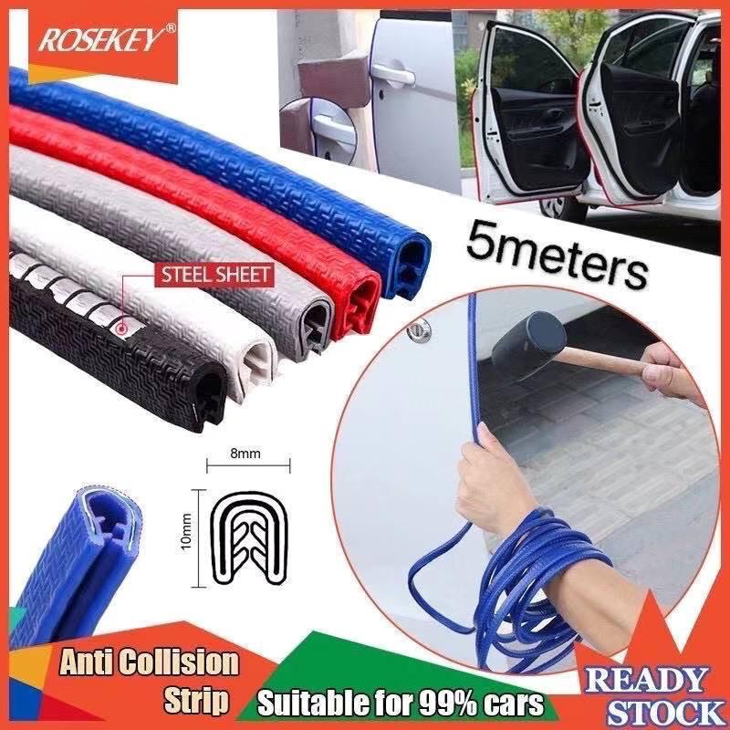 Car Door U-shaped Anti-collision Rubber Protector Strip - Soundproof, Dustproof, Decorative