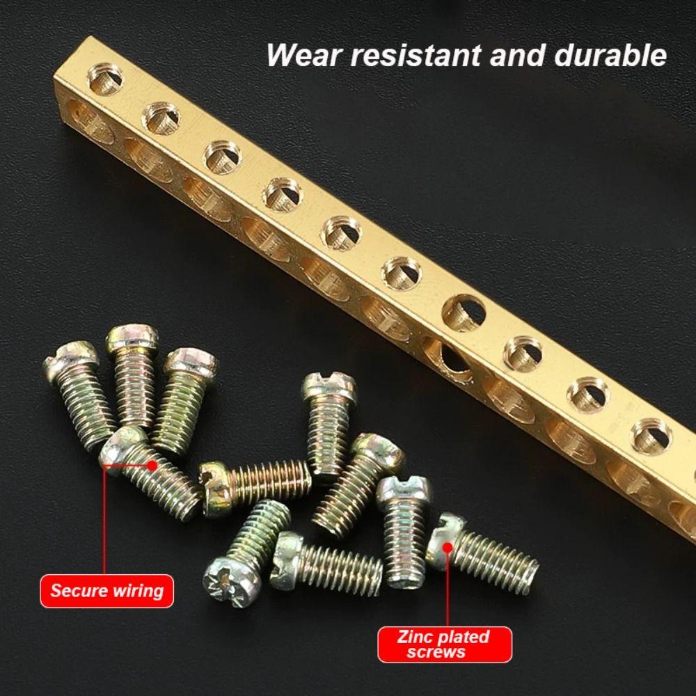 Multi-specification Wire Connector With Hole Screw Terminal Block  Electrical