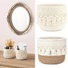 Cotton Rope Desktop Storage Basket White Coffee Snacks Box  Home Decoration