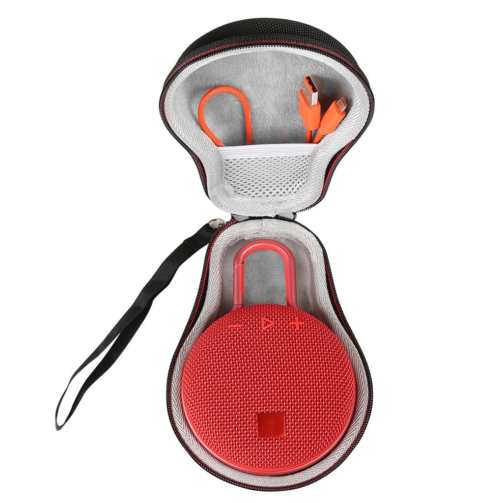 Small Traveling for Shell EVA Carrying Box for Clip 3/2 Speaker Zipper Case Easy To Open Close Hard Holder Accessories