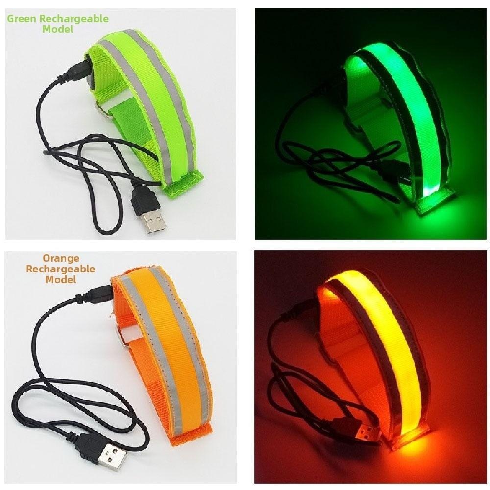 Waterproof LED Light Armband Safety Night Reflective Armband Luminous Arm Band Night Running