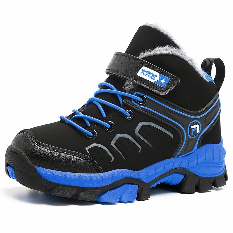 Kids Winter Boots Outdoor Sports Hiking Shoes Kids Winter Warm Non-slip Snow Boots