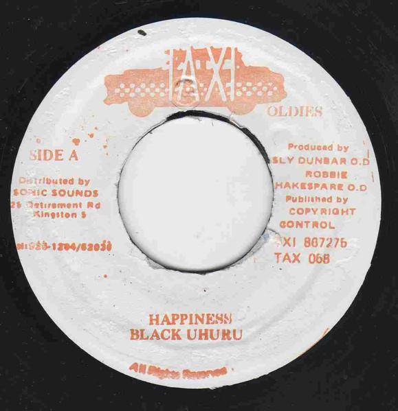 

7inch Record BLACK UHURU - Happiness / Africa TXI867275 Taxi Jamaica Reggae, Ska & Dub Used