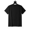 Men'S Cotton T-Shirt with Black Glossy Edgy Gothic Rabbit & Skull Print - Round Neck Casual Wear for All Seasons, Machine Washable Soft Breathable