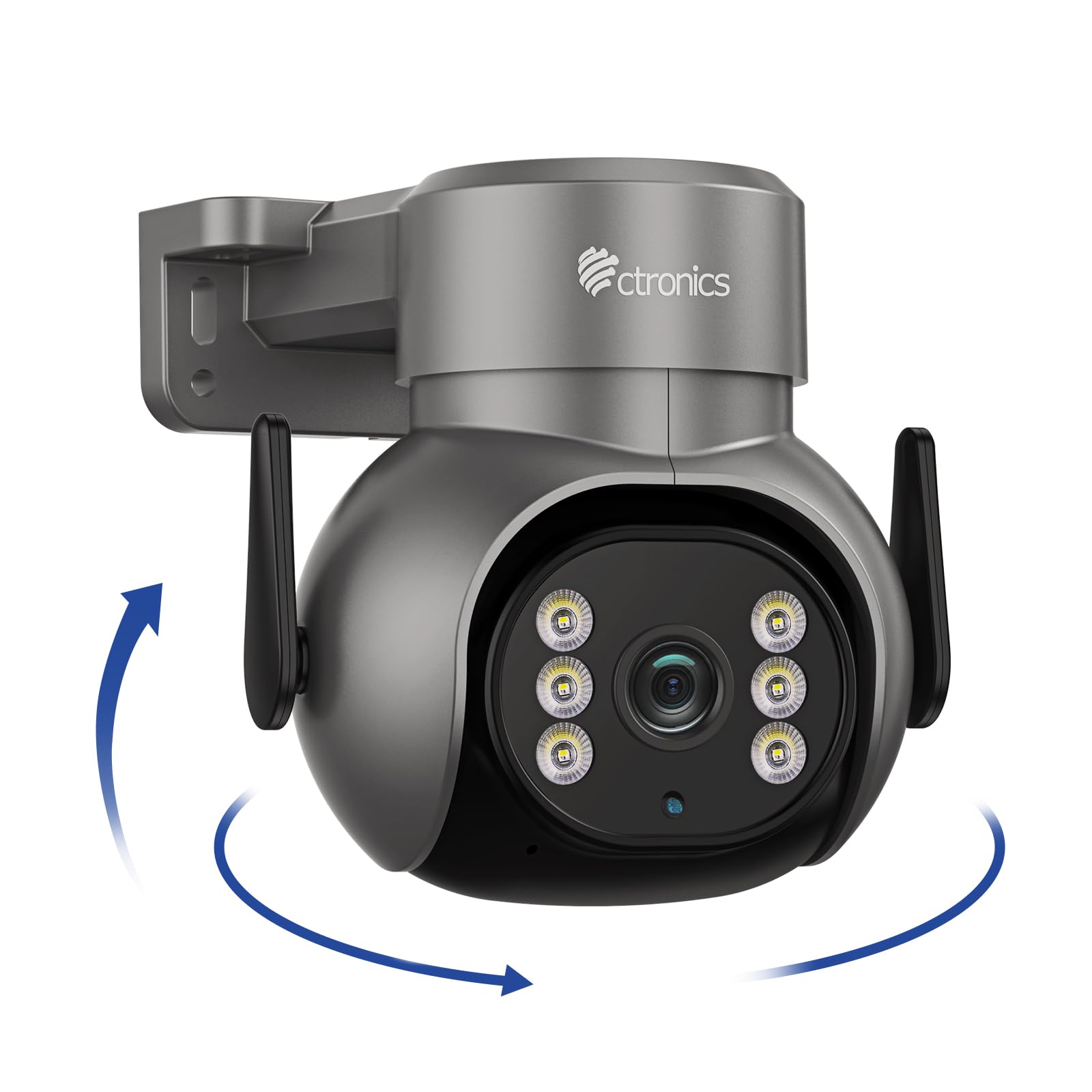 

Ctronics Security Camera Outdoor Automatic Tracking AI Human Detection Voice Light Intimidation Smart Night Vision Night Color Omnidirectional