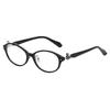 Oval Nerdy Glasses for Women: Retro Japanese Style, Anti-Blue Light, Saturn Design, Prescription Compatible.