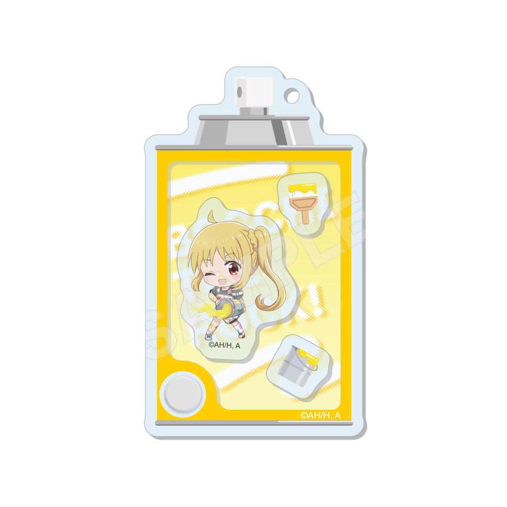 Anime the 06 Ijichi Nika Shaka Shaka Acrylic Keychain "Bocchi Rock!" [Painter ver.]