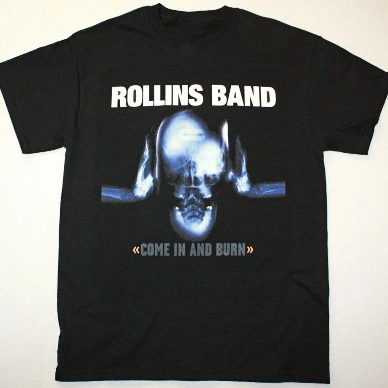 Vintage Rollins band come in and burn T-shirt Classic TU137 M