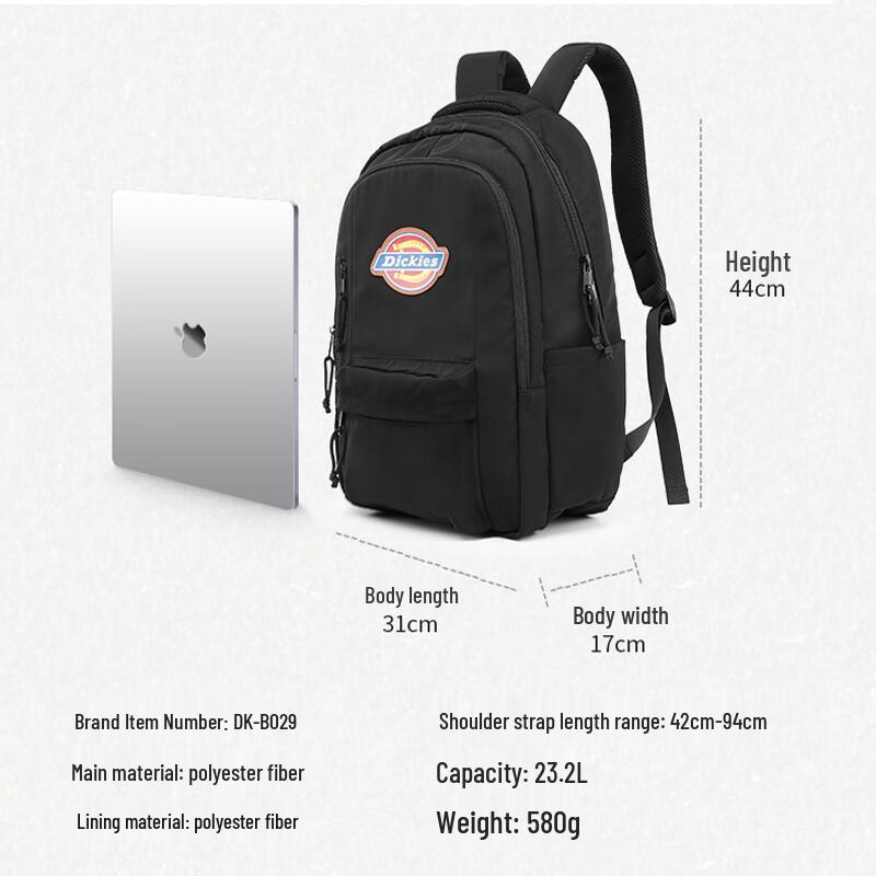 Dickies Unisex Multi-Compartment Backpack