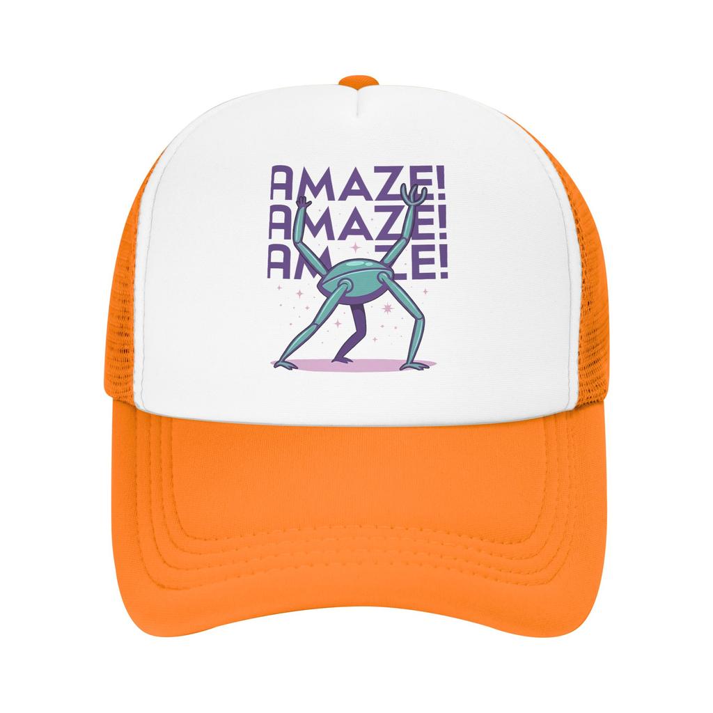 Project Hail Mary Amaze Amaze Amaze Trucker Caps Adult Fitted Dad Hat Worker Cap Adjustable Snapback Caps Mesh Baseball Cap