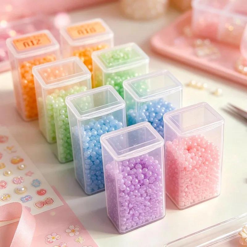 Mini Clear Plastic Storage Box 1/10 Pack Stackable Rectangular Organizer for Jewelry Beads Cosmetic Sample Storage