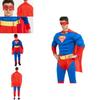 Exquisite Superman Superhero Christopher Reeve Muscle Jumpsuit For Halloween And Cosplay