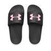 Under Armour Women's UA ARMR Slide Black White Slides 6007532-003