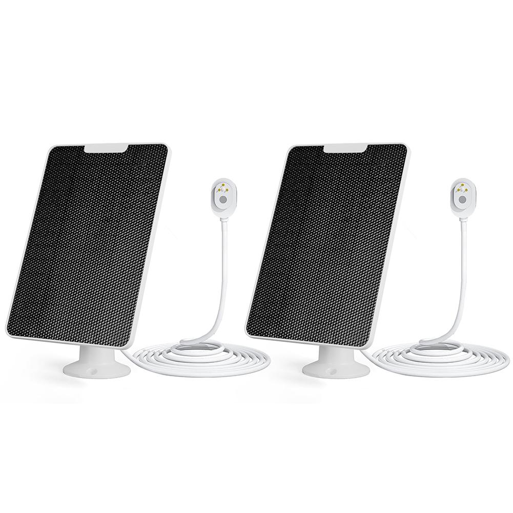 10W IP Security Camera Charger with Charging Cable Solar Panel Kit 360 Adjustable Bracket for Wireless Outdoor Security Camera