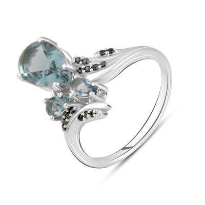 Inel de argint cu topaz albastru din Londra 1.837ct (2127345)