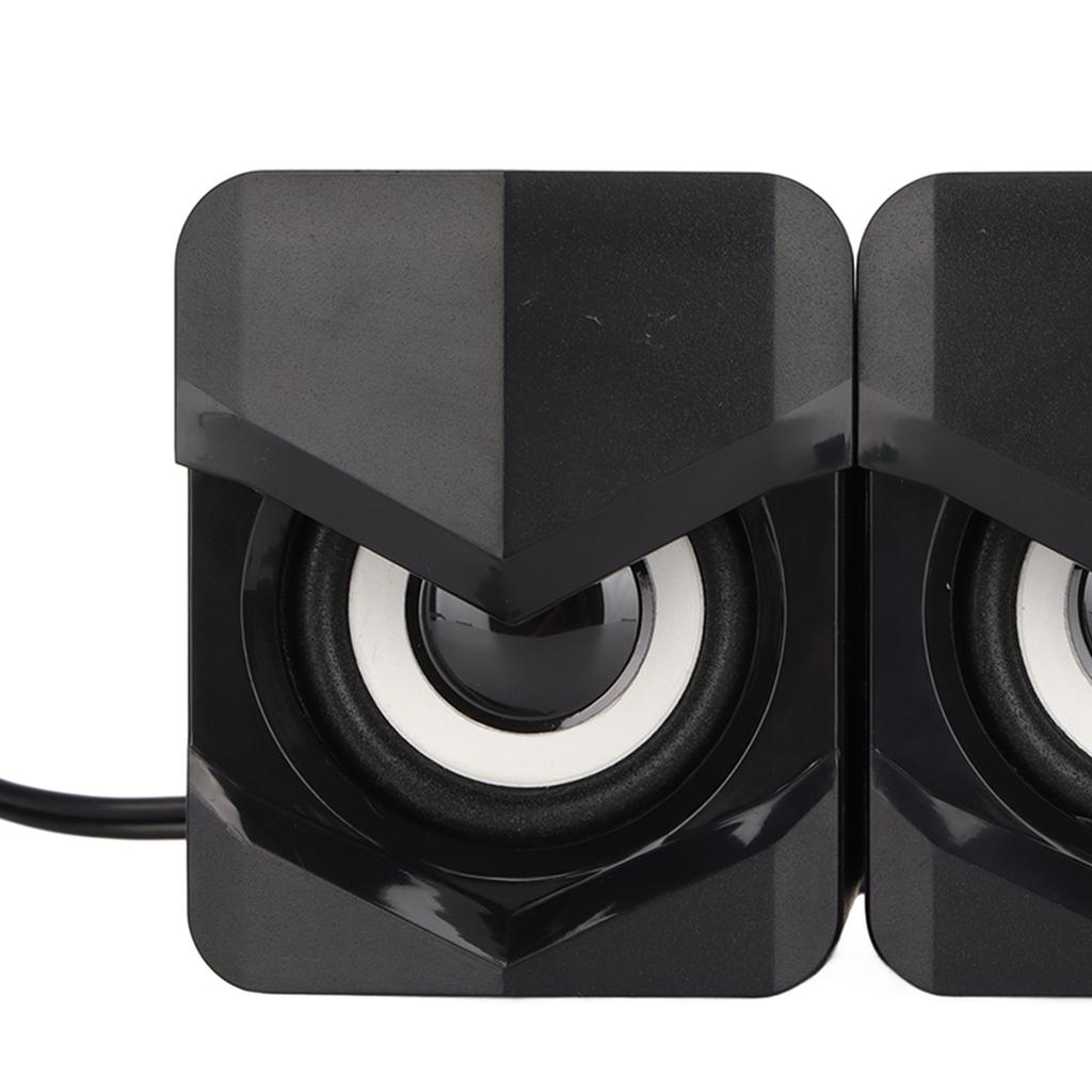 Desktop Speaker USB Powered Heavy Subwoofer Desktop LED Speaker for PalyStation4 Home Computer Laptop