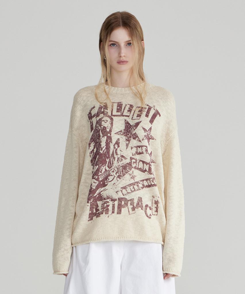 FALLETT Rock Band Knit Black