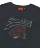 Syupeodeulai W Vintage Rose T-Shirt Dark Gray