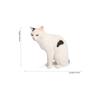 Simulation Animal Cat Model Black And White Cats Ornament Creative Stretching Lazy Kitten Craft Desktop Decoration Handmade