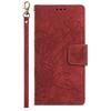 Applicable GalaxyS25EdgeS24FE23 Anti-drop Embossed Mobile Phone Leather Case Samsung S26ULTRA Wallet Protection