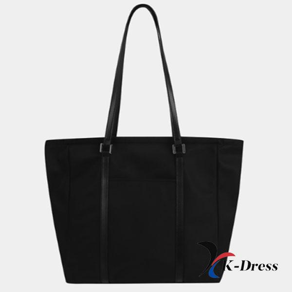 Leather Point Shopper Bag