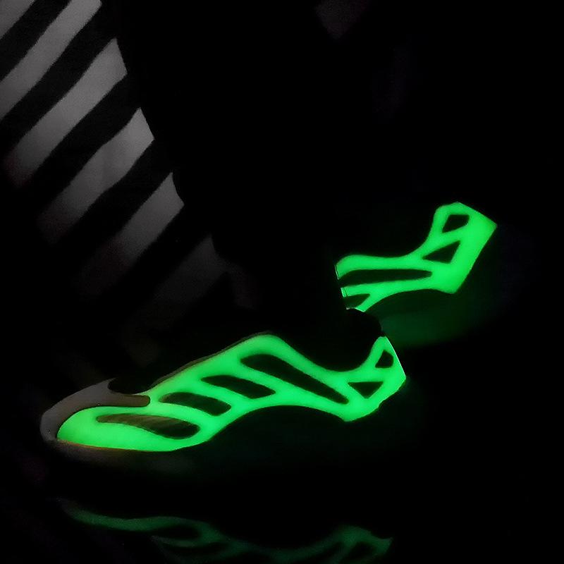 700V3 Kokosové táty boty: Svítící kostlivý styl, Trendy velké pánské tenisky pro páry