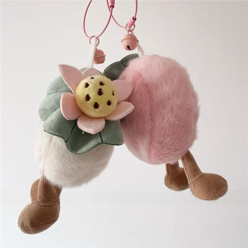 Stuffed Plush Lotus Toy With Soft Pp Cotton Filling For Girls Gift Companion