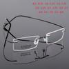 Lightweight Rimless Glasses Small Frame Memory Titanium Eyeglasses 5018 Spectacle Prescription -0.5 -1 -1.5 -2 -2.5 -3 -4 -5