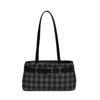 Large-capacity commuter bag women's shoulder bag summer versatile new casual plaid underarm bag tote bag